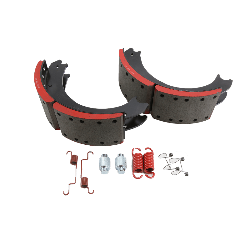 Meritor Brakes XK3124709E2 4709 ESII Reman Brake Shoe Kit- 23K Lining- Meritor Platinum Shield